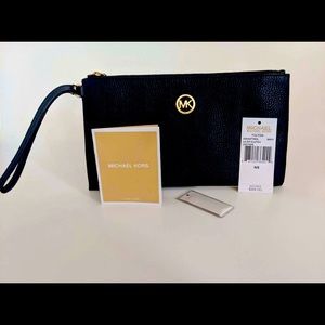 Navy Blue Michael Kors Wristlet